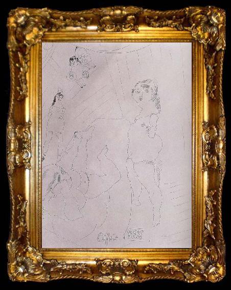 framed  Jules Pascin Venus-s Offerings, ta009-2